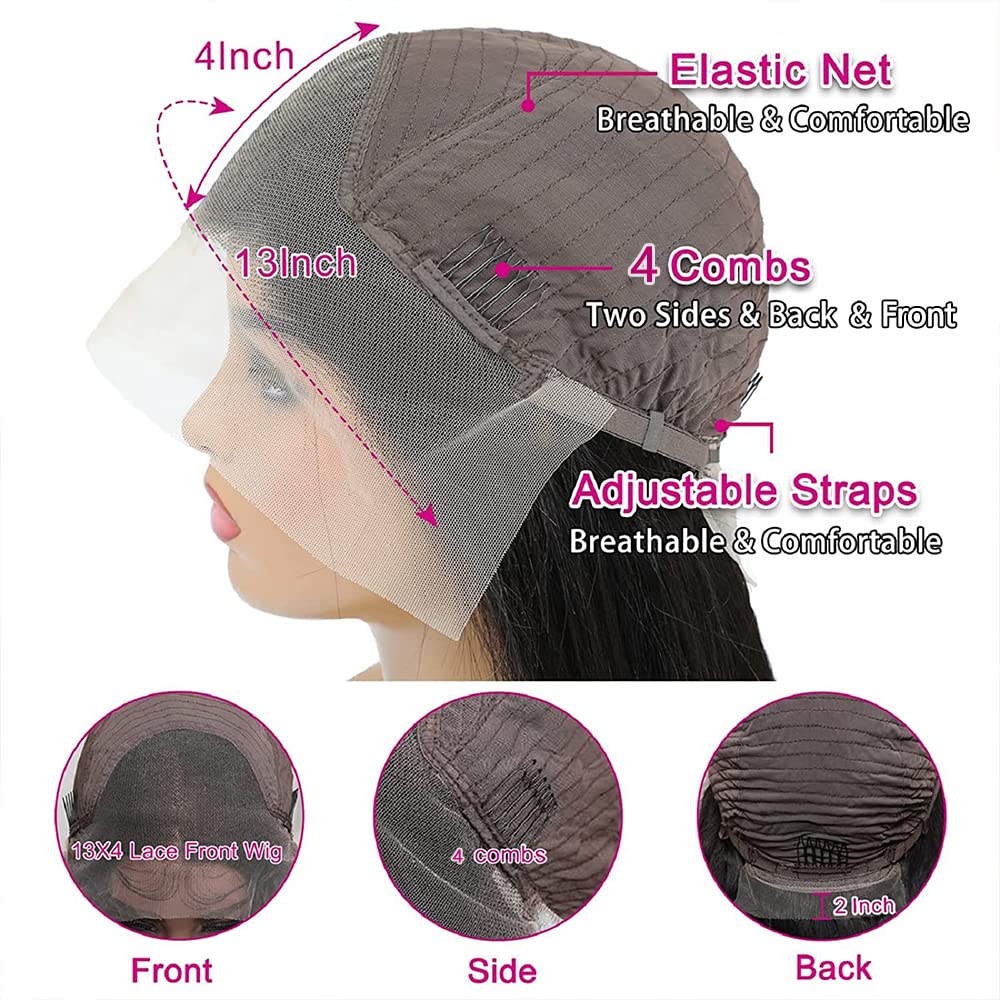 Long Body Wave HD Lace Front Wig ,13x4 Glueless | 100% Human Hair .