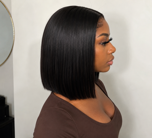 HD Lace Bob wig- Human hair ♥️♥️