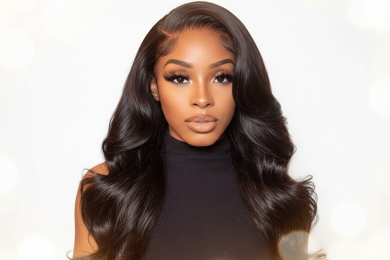 Long Body Wave HD Lace Front Wig ,13x4 Glueless | 100% Human Hair .