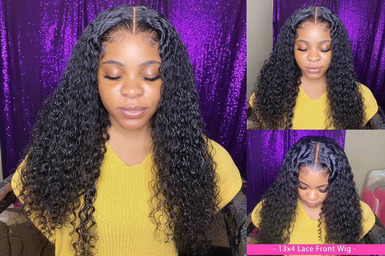 HD CURLY LACE FRONT WIG 💯 HUMAN HAIR