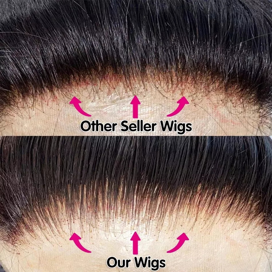 Luxury Angle Vietnamese Raw Virgin Hair Wig 6x4 Lace Front – HD Transparent Lace, Pre-Plucked Hairline, Full & Natural Look