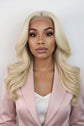 Honey Blonde Body Wave Lace Front Wig 13x4 – 100% Human Hair HD Lace.