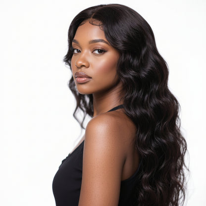 Natural Body Wave 4x6 Lace Closure Wig – 100% Human Hair  Pre-Plucked