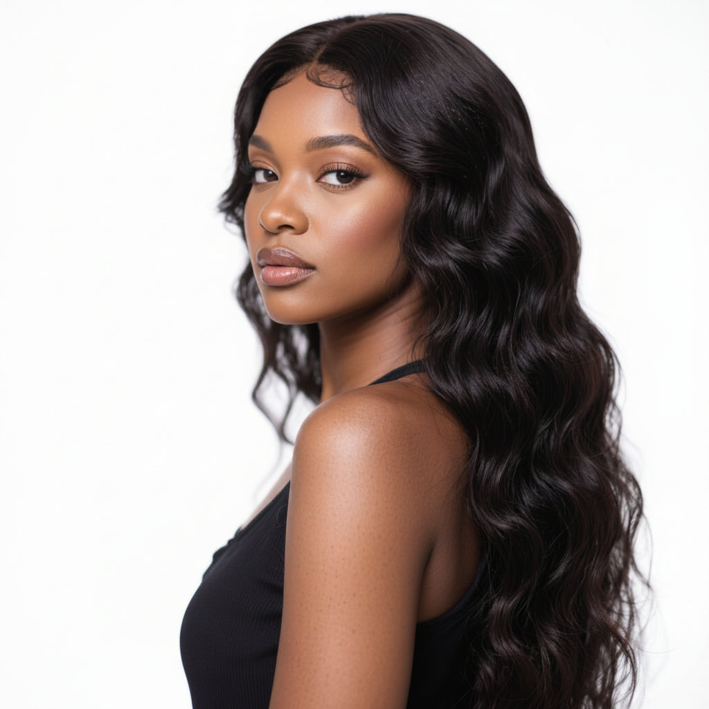 Natural Body Wave 4x6 Lace Closure Wig – 100% Human Hair  Pre-Plucked