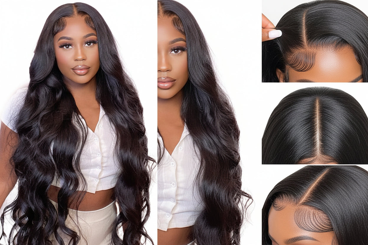 Long Body Wave HD Lace Front Wig ,13x4 Glueless | 100% Human Hair .