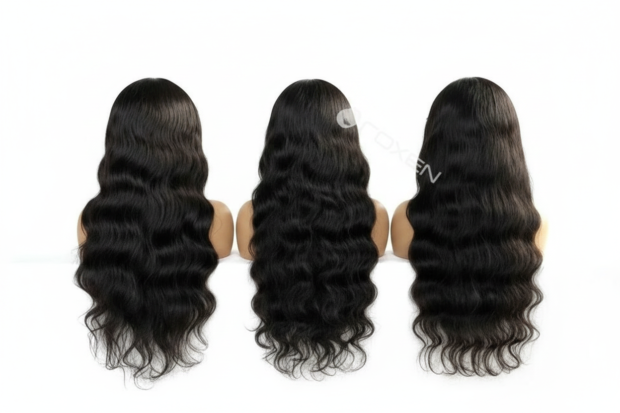 HD Lace Front Wig – 200% Density Virgin Remy Human Hair  Glueless .