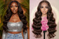 Brown Body 13 × 4 Lace Front - 💯 HUMAN Hair, Pre-Plucked , Natural Hairline