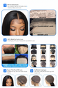 Luxury Angle Vietnamese Raw Virgin Hair Wig 6x4 Lace Front – HD Transparent Lace, Pre-Plucked Hairline, Full & Natural Look