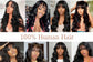 Natural Body Wave Full Machine Made Wig ,100% Human Hair.