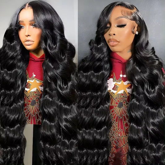 Luxury Angle Vietnamese Raw Virgin Hair Wig 6x4 Lace Front – HD Transparent Lace, Pre-Plucked Hairline, Full & Natural Look