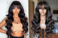 Natural Body Wave Full Machine Made Wig ,100% Human Hair.