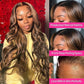 Highlight P427 Body Wave 13x4 Lace Front Wig Pre-Plucked 100% Human Hair Wig, Glueless Ready