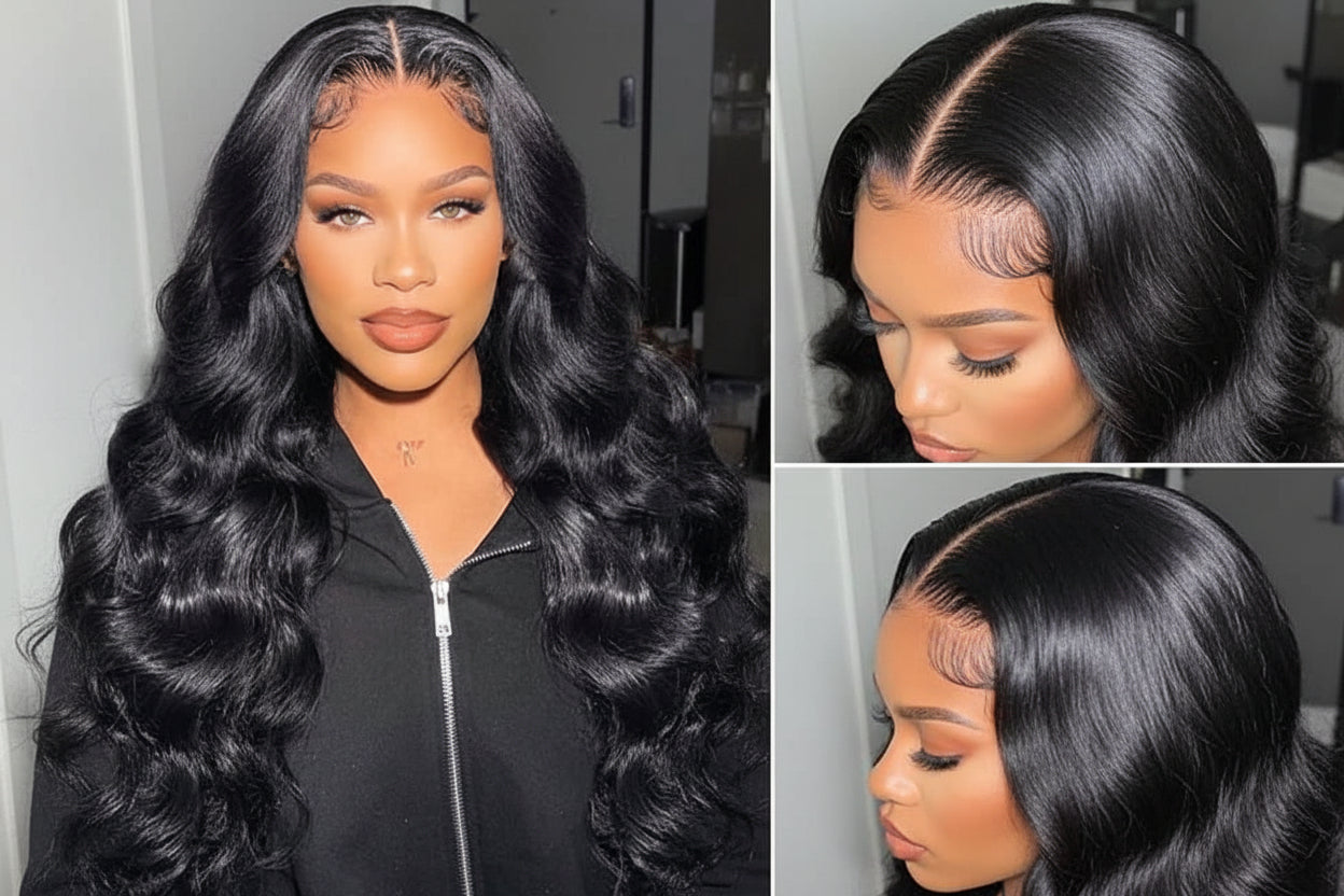 Natural Body Wave 4x6 Lace Closure Wig – 100% Human Hair  Pre-Plucked