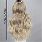 American Fashion T-Part Lace Wig – Gold Gradient Wavy Curly Hair | Natural Look .