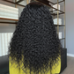 13x5 Lace Front,Water Wave,Middle Part,Natural Color,Human Hair Wig