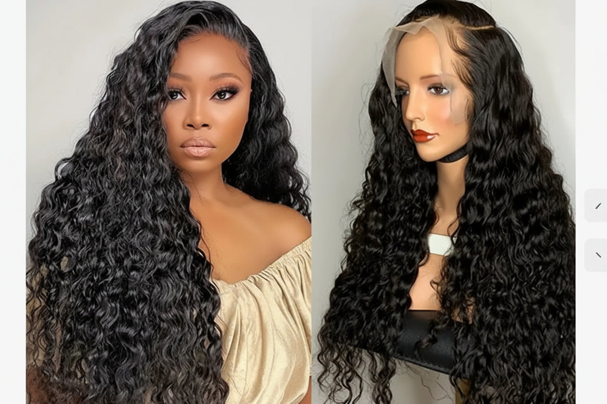 HD CURLY LACE FRONT WIG 💯 HUMAN HAIR