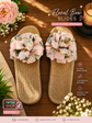 FLORAL BOW SLIDES