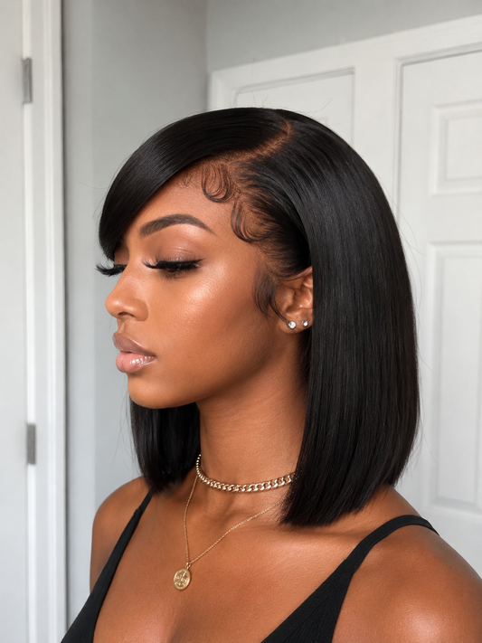 HD Lace Bob wig- Human hair ♥️♥️